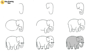 How To Draw an Elephant Step by Step - Hand Of Art