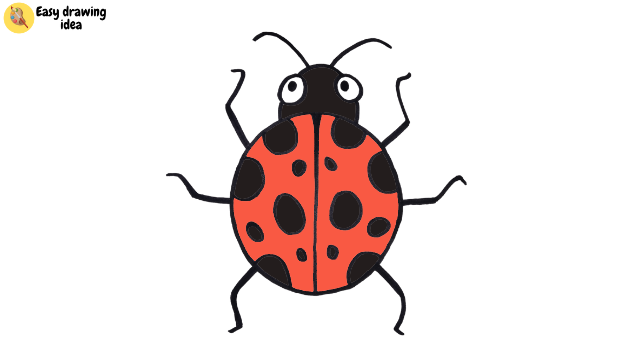 how to draw a ladybug for kids