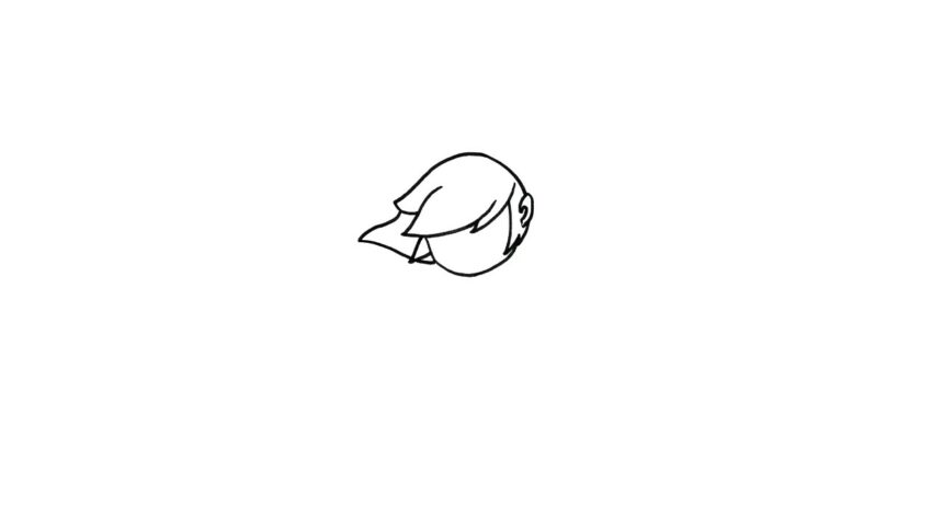 How To Draw Link Step By Step