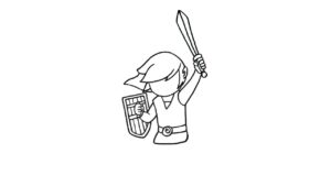 How To Draw Link Step By Step