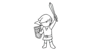 How To Draw Link Step By Step