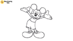 How To Draw Mickey Mouse Step By Step