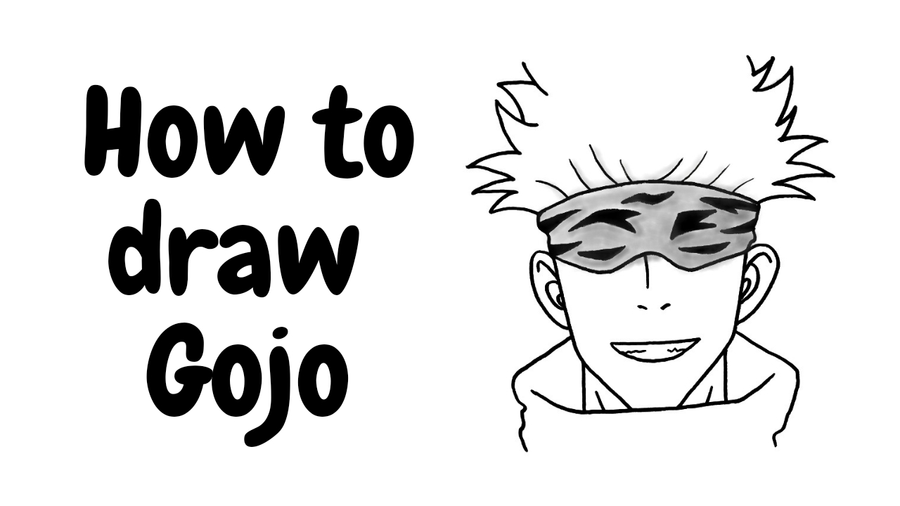 how to draw gojo