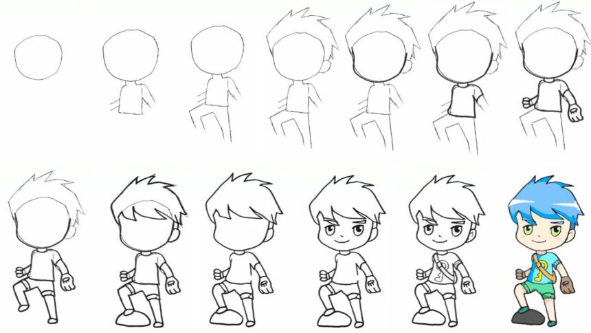 How To Draw Chibi Boy Step By Step