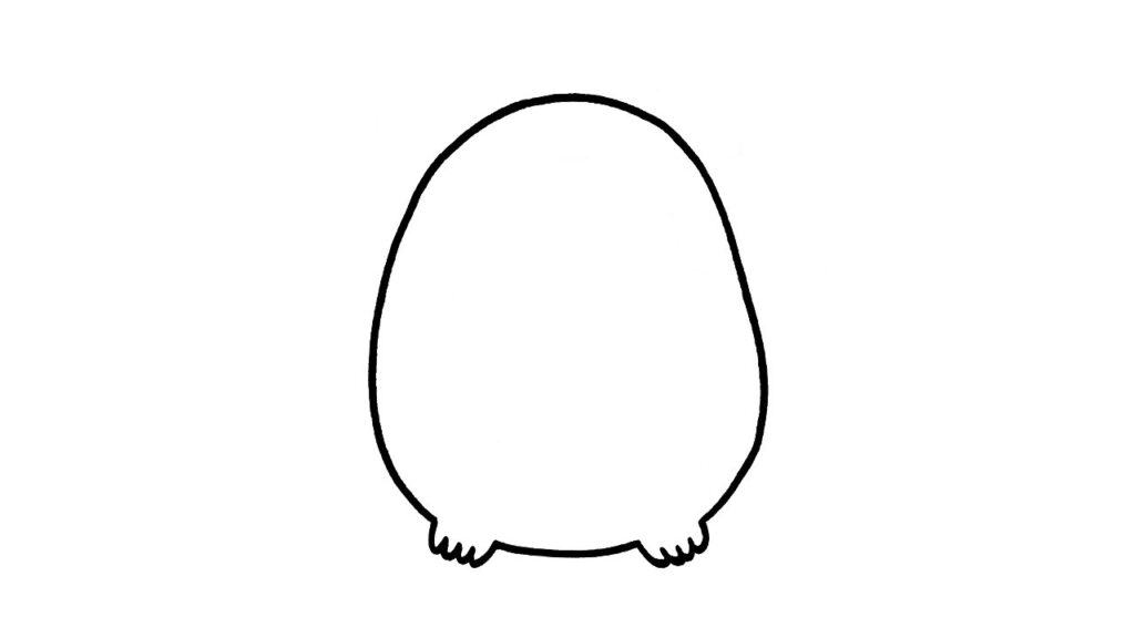 draw a hamster step 2: add hamster feet