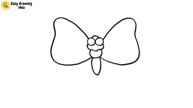 draw a butterfly - step 3: sketch fore wings