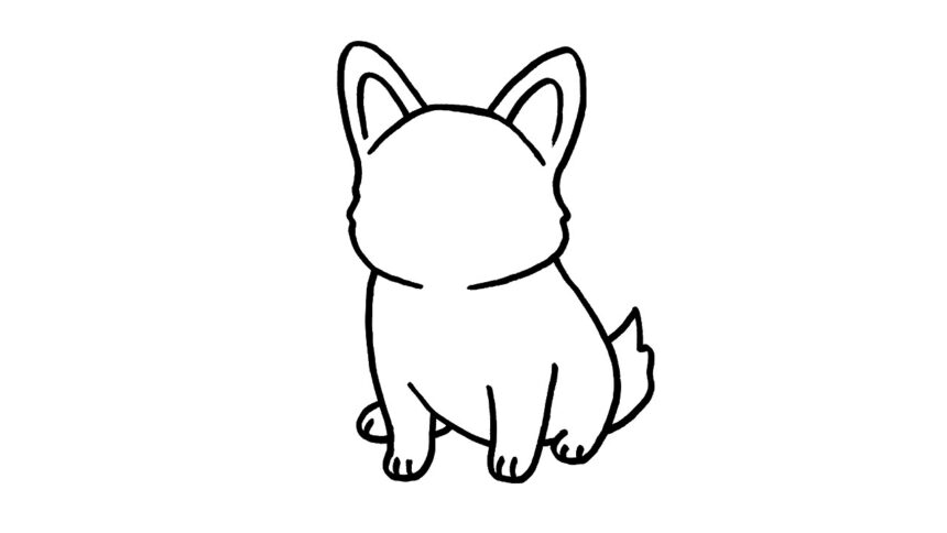 How to Draw Corgi Step By Step